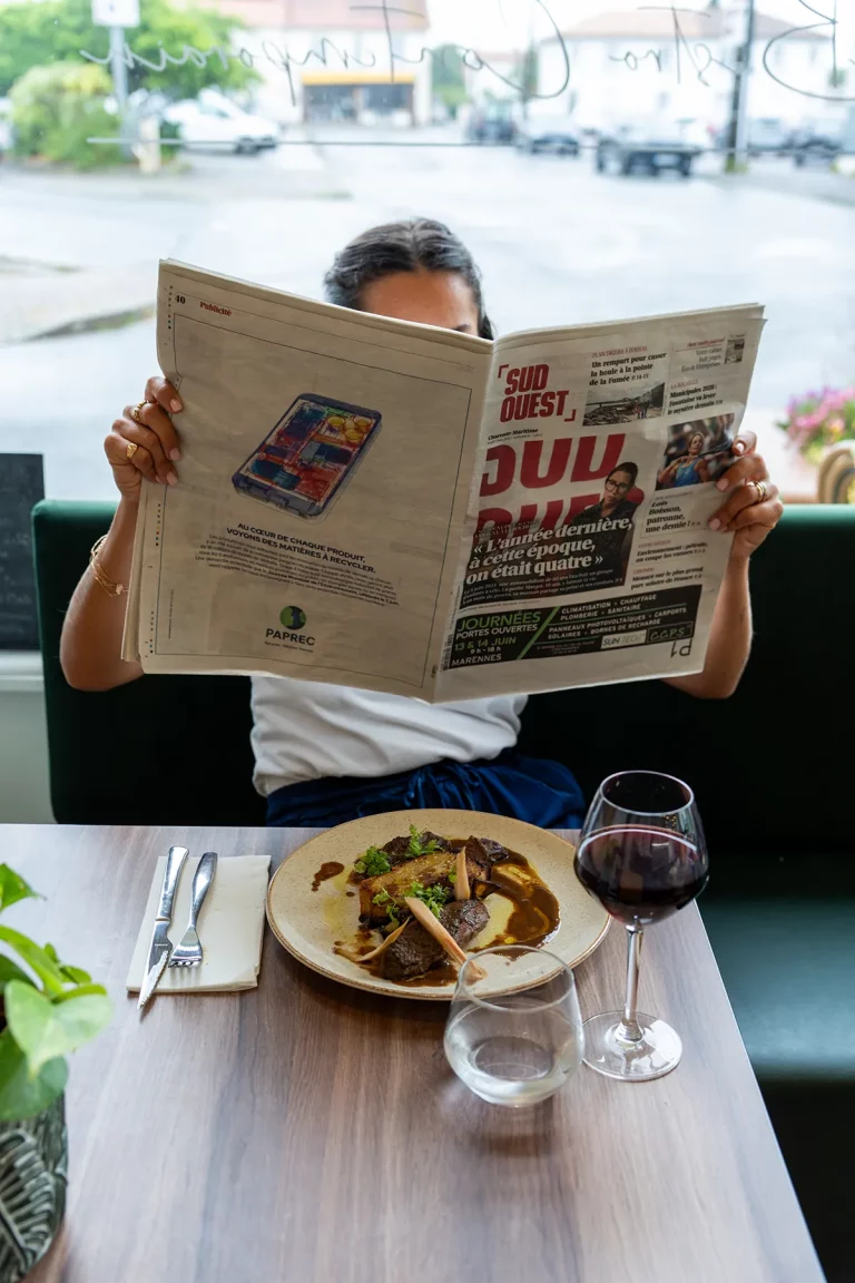 Journal repas restaurant La Pallice Sud ouest la rochelle